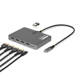 Câble USB Startech QUAD-USB-HDMI-ADAPT Gris