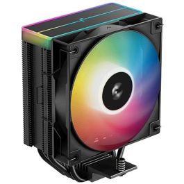 DeepCool AG400 BK ARGB V2 - Ventilateur PC 120mm Noir, 2200 tr/min, 4 caloducs, éclairage RVB, 31.6 dB