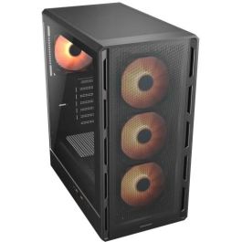 Cougar Airface Pure PRO CGR-2GA5B-P - Boîtier PC Midi-Tower Noir avec vitre latérale et ventilateurs ARGB - Compatible ATX/micro-ATX/Mini-ITX