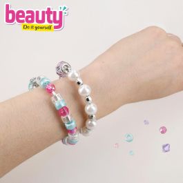 Kit de création de bracelets et colliers Colorbaby 6,5 X 0,1 X 6,5 CM (6 Unités)