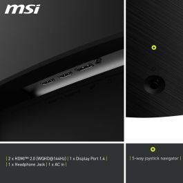 Monitor Gaming MSI MAG 32CQ6F 31,5" Wide Quad HD