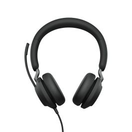 Jabra Evolve2 40 SE Casque USB C/A MS Stereo pour Appels et Musique Noir avec Arceau Supra-aural 20-20000 Hz