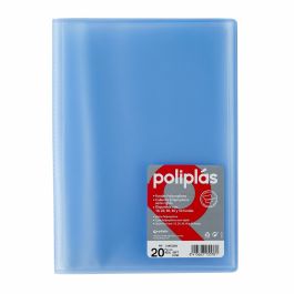 Classeur Grafoplas Bleu Feuille