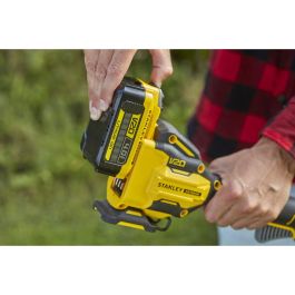 Stanley Fatmax Taille-haies 18V 33cm AAABS24610 sans balais avec bobine, chargeur et batterie 4AH