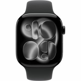 Apple Watch S11 Aluminium 46mm Noir Diamant Bracelet Sport S/M
