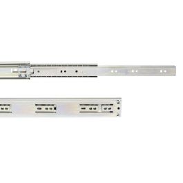 Emuca Jeu de coulisses à billes pour tiroir à sortie totale, hauteur 45mm, longueur 500mm, Acier, Zingué