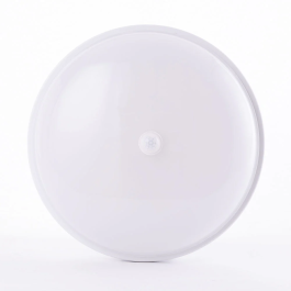 SKYD Plafonnier LED SKYD-YCB1081-24W-W 24W 1632Lm 4200K IP65 avec Détecteur PIR pour Extérieur et Intérieur, 40000H