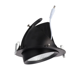 Downlight LED 40W 4000Lm 4200K Orientable UGR17 50.000H Noir
