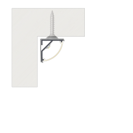 KIMERA Profilé Aluminium ARRE Anodisé Argent avec Diffuseur Opal, Bouchons et Clips de Fixation 2,02M