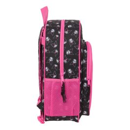 Cartable Kuromi Noir Fuchsia 33 x 42 x 14 cm