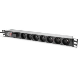 DIGITUS PDU 1U 7xCEE7/5 FR-Ausgänge 230V/16A schwarz