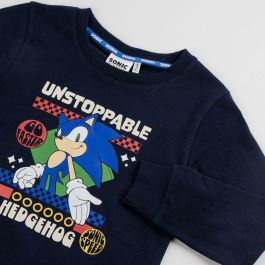 Sweat-shirt Enfant Sonic Bleu foncé