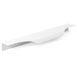 HERRAJES ALK Poignée en aluminium modèle Loma finition effet inox 200mm entraxe 128mm