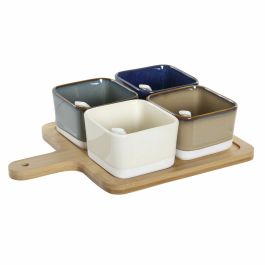 Ensemble à apértif DKD Home Decor 27 x 20 x 1,3 cm Porcelaine Beige Bleu Marron Vert Moderne Precio: 26.4999996. SKU: S3027096