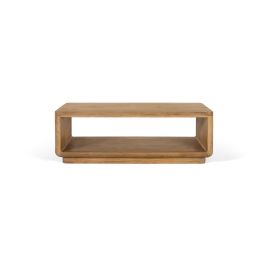 GINER Y COLOMER - Table basse en bois de manguier naturel avec revistero intégré et coins arrondis - Design moderne et accueillant Precio: 911.988. SKU: B17B6AP7S7