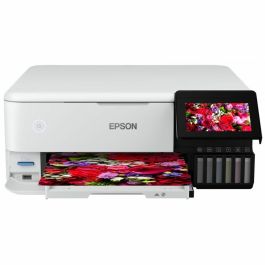 Epson ET-8500 Imprimante Jet d'encre Couleur A4 Blanc Impression Sans Marge Wifi Recto-Verso Autonome Multifonction