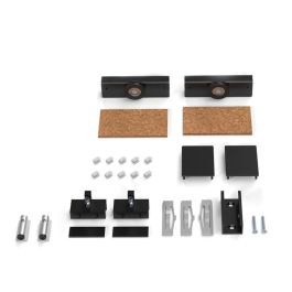 KLEIN Jeu d'accessoires SK GLASS 80 avec butée pour portes coulissantes en verre jusqu'à 80 kg - Noir et Argent Mat Precio: 188.6900004. SKU: B178JSPNGL