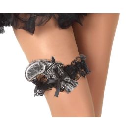Porte-jarretelles de pirate noir adulte pour déguisement avec pistolet décoratif - Accessoire de fête et carnaval Precio: 11.4999996. SKU: B1EDE6NNQT