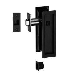 ARTICULOS INOXIDABLES Butée de Porte Magnétique IN.20.927, Retenue Magnétique, Installation au Sol, Corps Métallique Noir