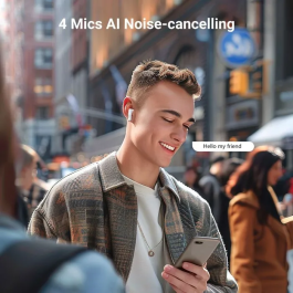 UGREEN H5 Écouteurs sans fil Bluetooth Semi-Intra Blanc - Confort Ergonomique, Son Immersif et Autonomie Longue Durée