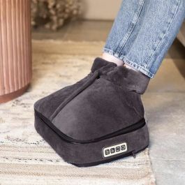 Livoo DOS204 Masseurs Shiatsu 2-en-1 pour Pieds et Dos avec 24 Têtes et 3 Vitesses Gris avec ou sans Chaleur