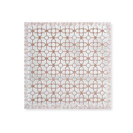 GINER Y COLOMER Tête de lit design artisanal en MDF et miroir, finition blanc décapé, dimensions 120 x 120 x 3 cm Precio: 359.988. SKU: B12ZY7YJQ2