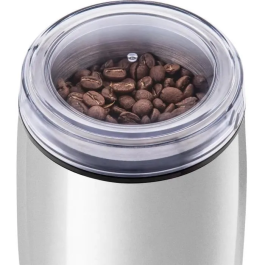 Sencor SCG 2052WH - Moulin à café électrique 150W pour grains, noix et épices - Réservoir 60g - 85 dB - 116x116x176 mm