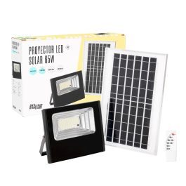 BX3 LIGHT BX3-SOLARFL-65W-01 - Projecteur LED solaire 65W 6500K IP65 avec télécommande et batterie rechargeable intégrée pour éclairage extérieur Precio: 42.924. SKU: B1CY766BDK