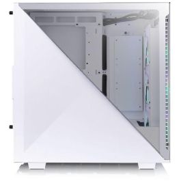 Thermaltake Divider 300 TG Snow ARGB - Boîtier PC Midi-Tower Blanc avec Vitre Trempée, Éclairage ARGB, Compatible ATX