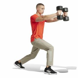 Pantalon de sport long Adidas Gym+ 3S Gris Homme M