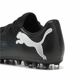 Chaussures de Football pour Adultes Puma Future 7 Match MG Blanc Noir