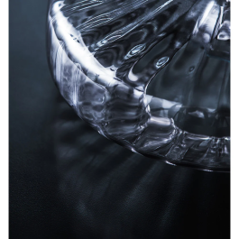 Lampe suspendue New Wave Optic Clear E27 sans ampoule