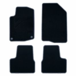 Set de tapis de voitures OCC Motorsport OCCPG0008GD Noir Gris foncé Peugeot 208 Velours 5 Pièces