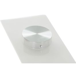 Table de Salle à Manger DKD Home Decor Verre Transparent Blanc Bois MDF (160 x 90 x 75 cm)