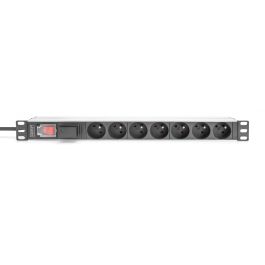 DIGITUS PDU 1U 7xCEE7/5 FR-Ausgänge 230V/16A schwarz