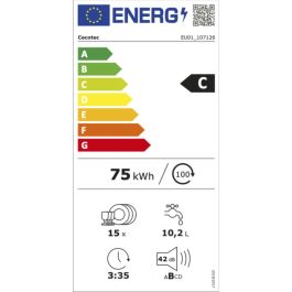 Lave-vaisselle Cecotec 6620 Full-BI Acier