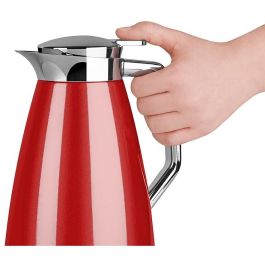 Emsa F4140300 Plaza Isolierkanne. 1 Liter. Rot