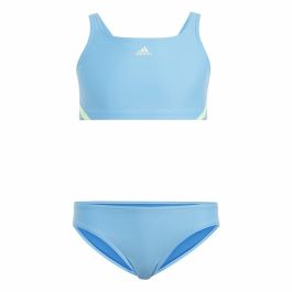 Bas de Bikini Pour Filles Adidas 3 Bandas Bleu