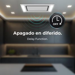 Hotte Conventionnelle Intégrable Cecotec Bolero Flux TIR 908000 Blanc Verre 90cm A++