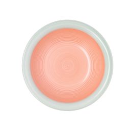 Assiette creuse Quid Kaleido Vert Corail Céramique Ø 21,5 cm (12 Unités)