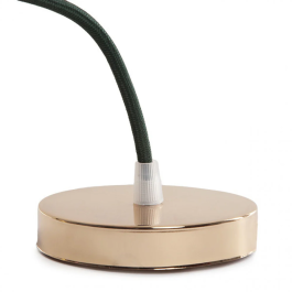 Suspension E27 avec Câble Textile 1000mm, Rosace Métal, pour Ampoule Filaments LED, Luminaire Décoratif [SC-MPL019]