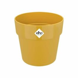 Elho Pot de fleurs B.for Original Round 25 Ocre en Polypropylène pour Intérieur - 25 cm