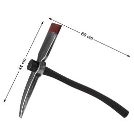 Pic à main avec manche noir et tête métallique de 60 x 44 cm pour costume de minier ou zombie - Accessoire Halloween et cosplay Precio: 11.6900004. SKU: S1130602