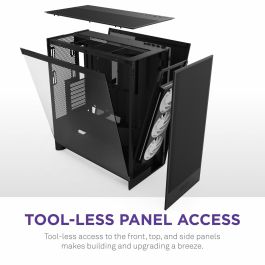 Boîtier ATX semi-tour NZXT H7 Flow RGB Midi Noir