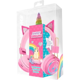 Kids Licensing Sweet Dreams - Casque audio Bluetooth pour enfants avec éclairage LED, oreilles et corne de licorne amovibles - Autonomie 18h - À partir de 4 ans Precio: 31.6899996. SKU: B1EEJT5S4L