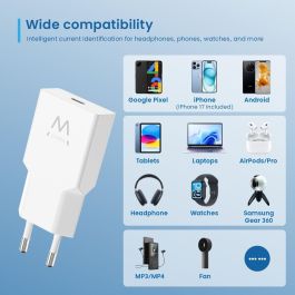 Chargeur mural Ewent EW1310 Blanc 20 W