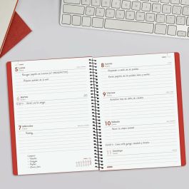 Agenda Finocam MY Rouge A5 15,5 x 21,2 cm 2026