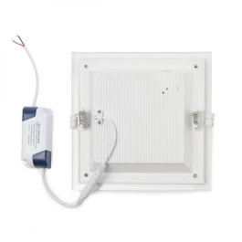 Downlight LED 15W 1500Lm 2700K Carré Cristal 40.000H GR-MB02-15W-WW