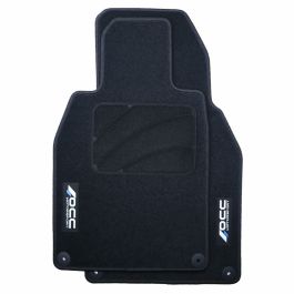 Set de tapis de voitures OCC Motorsport OCCPS0014LOG Noir Porsche 911 992 Velours 5 Pièces