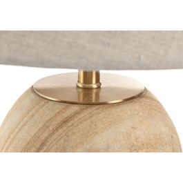 Lampe de bureau Home ESPRIT Beige Doré Naturel 50 W 220 V